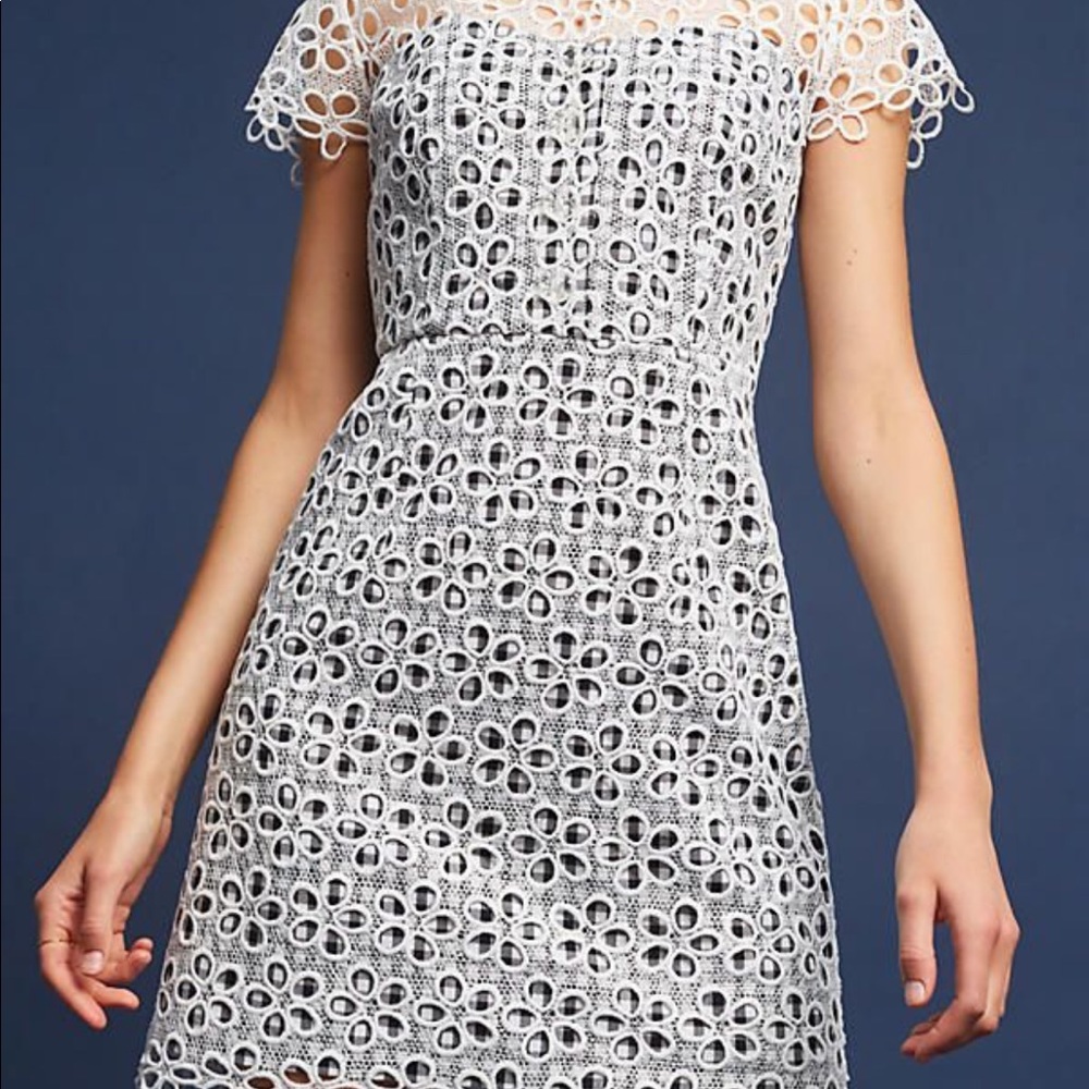 Anna sui Gingham Daisy dress